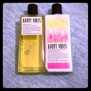 Shower gel and lotion